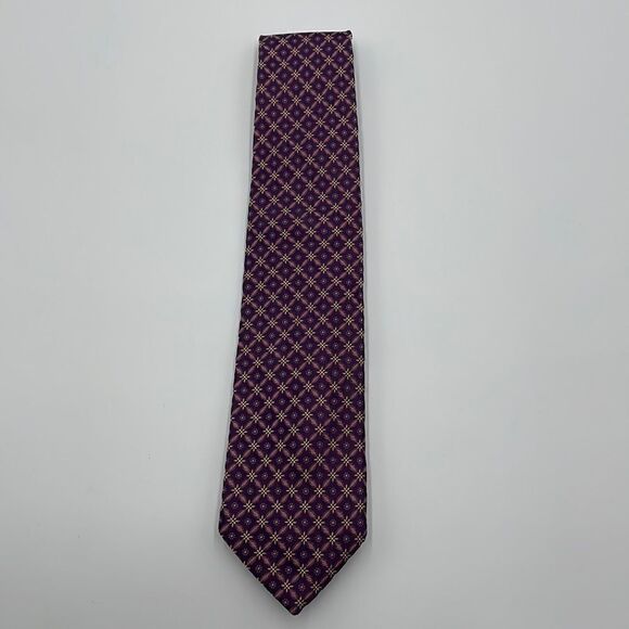 100% silk purple Valentino tie - Picture 1 of 8